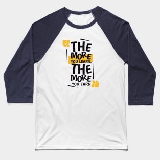 Quote for life design tshirt modern quote modern design Baseball T-Shirt